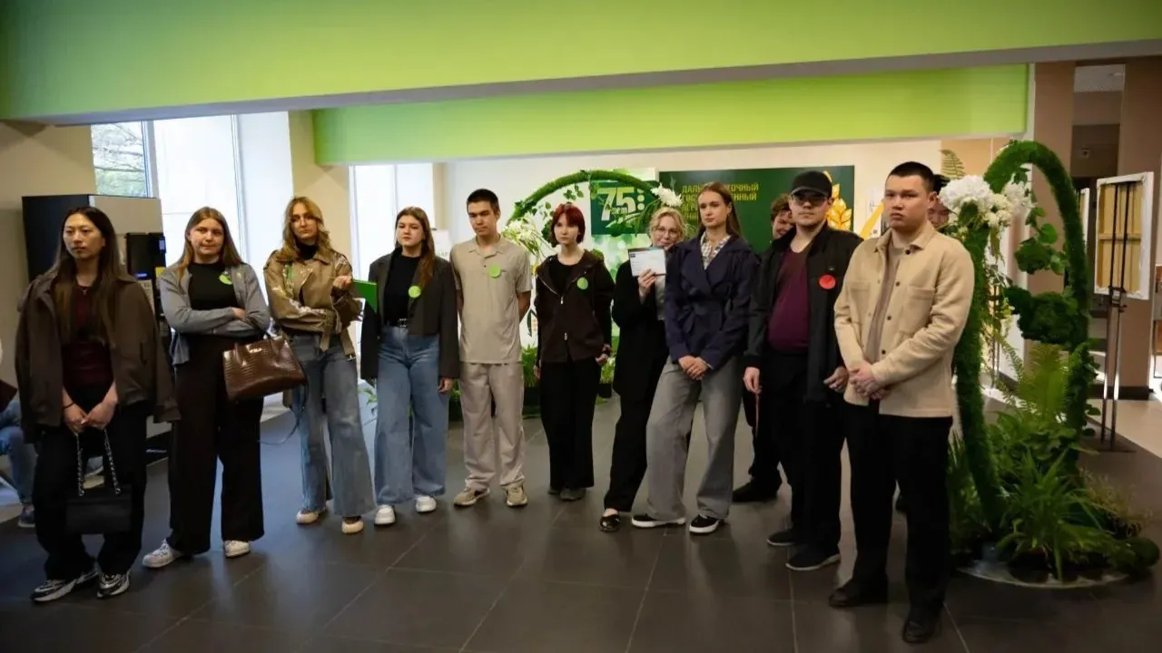 Students of Amur State Medical Academy participating in the Night at the Museum event at Far Eastern State Agrarian University