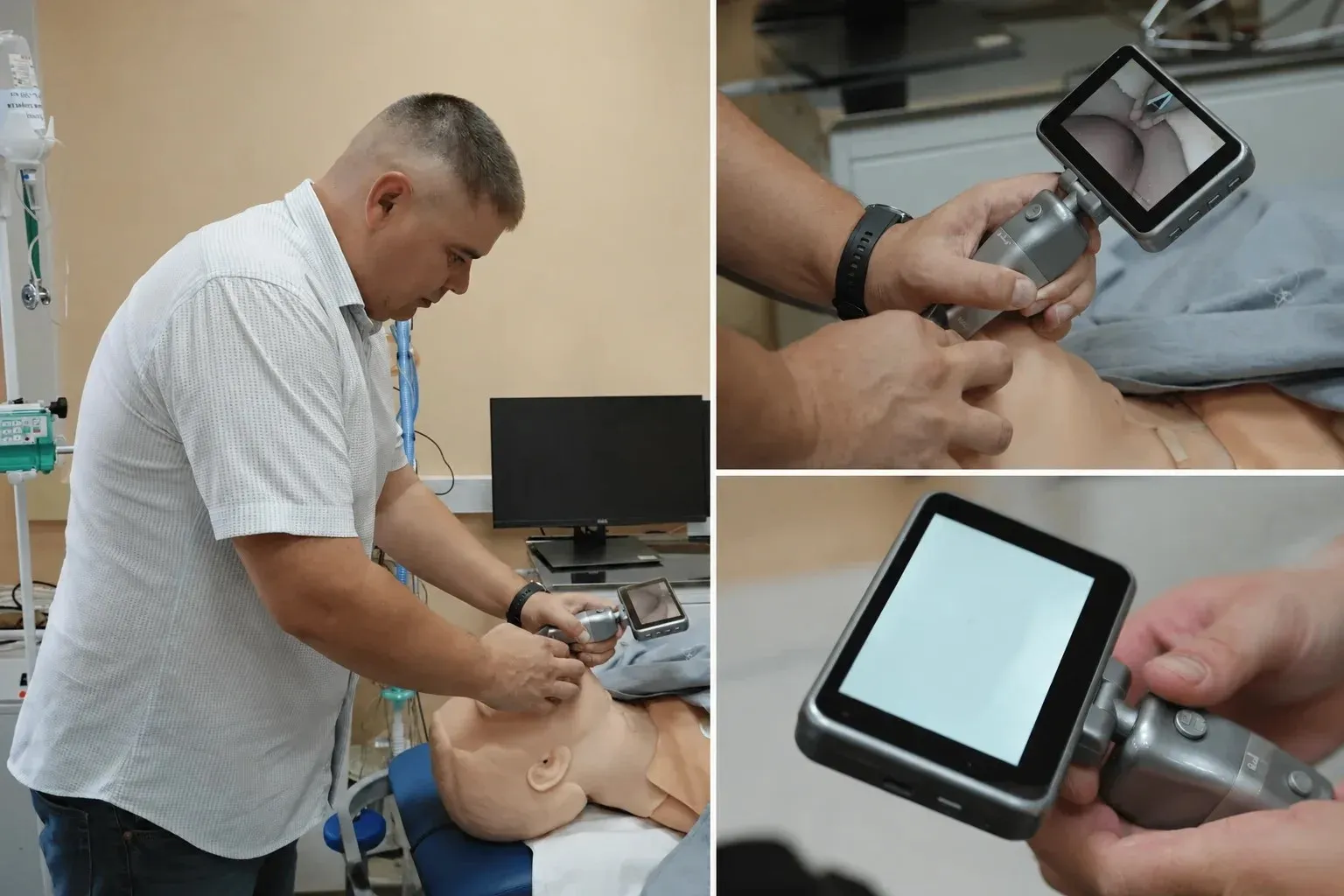 Intubation video laryngoscope at Amur State Medical Academy