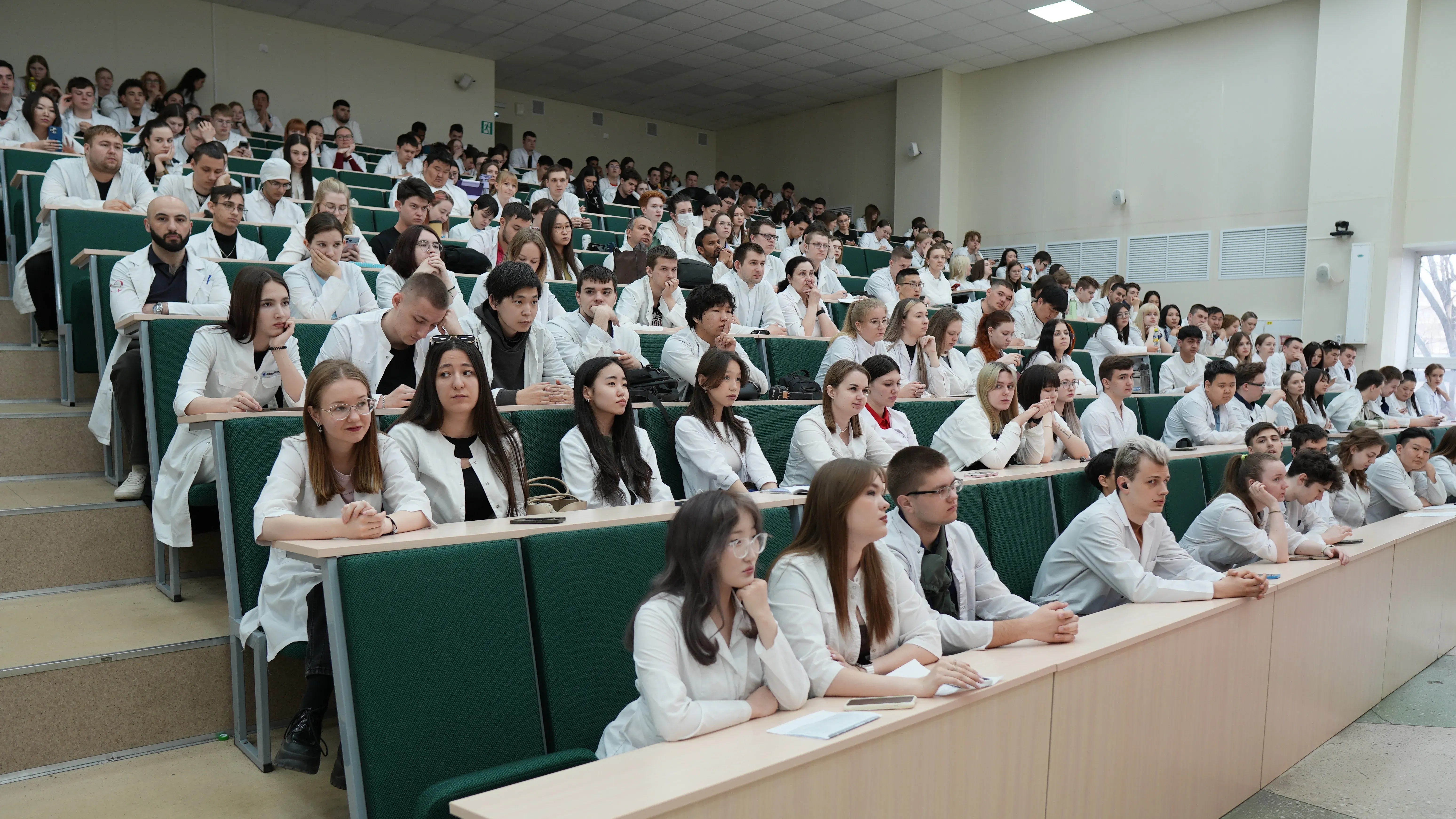 Russian medical academy students