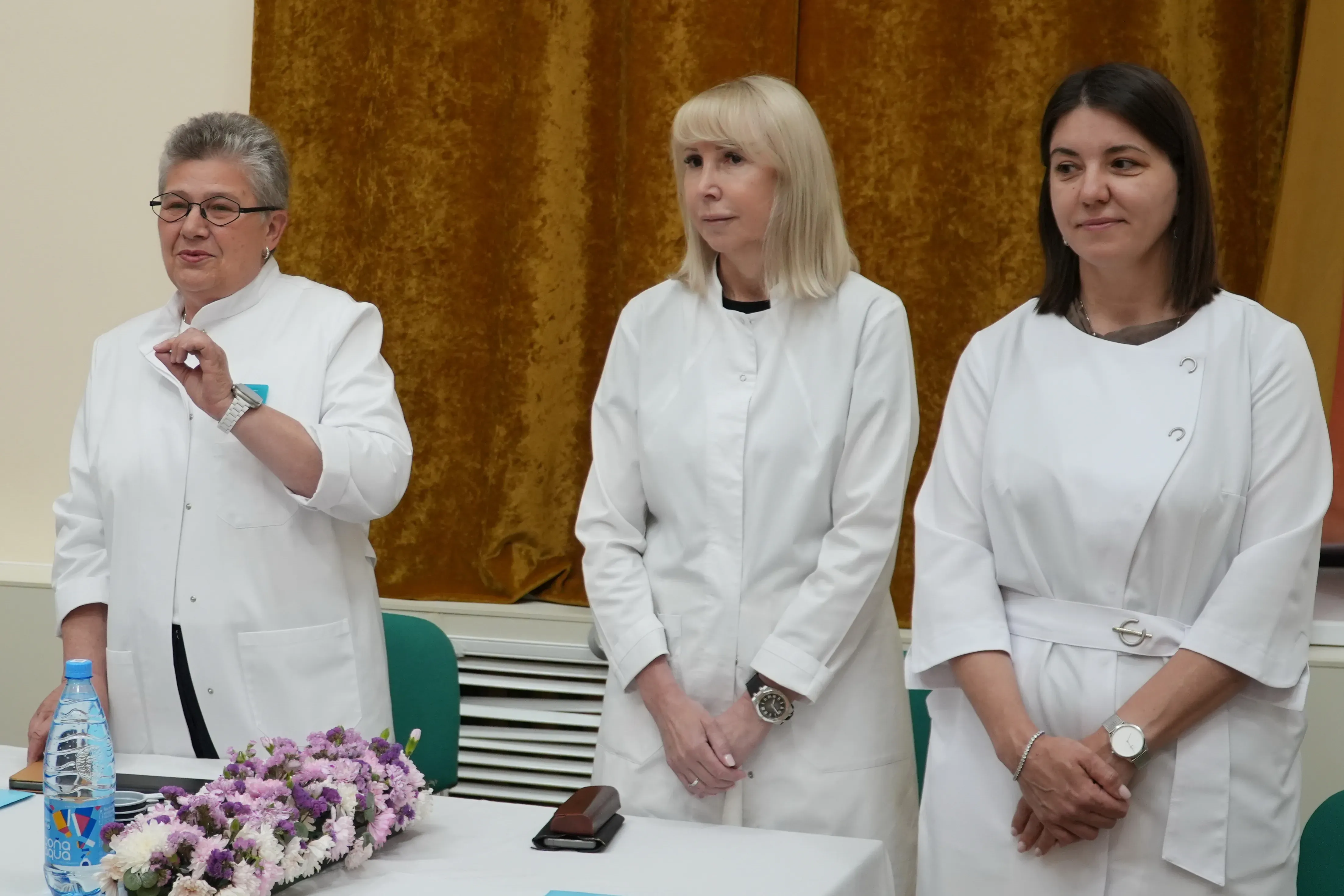Final-year MBBS students completing state exams in Russia