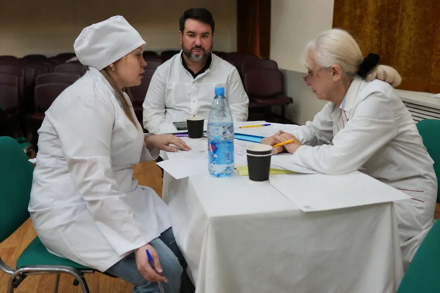 Sixth-year medical students taking state examinations