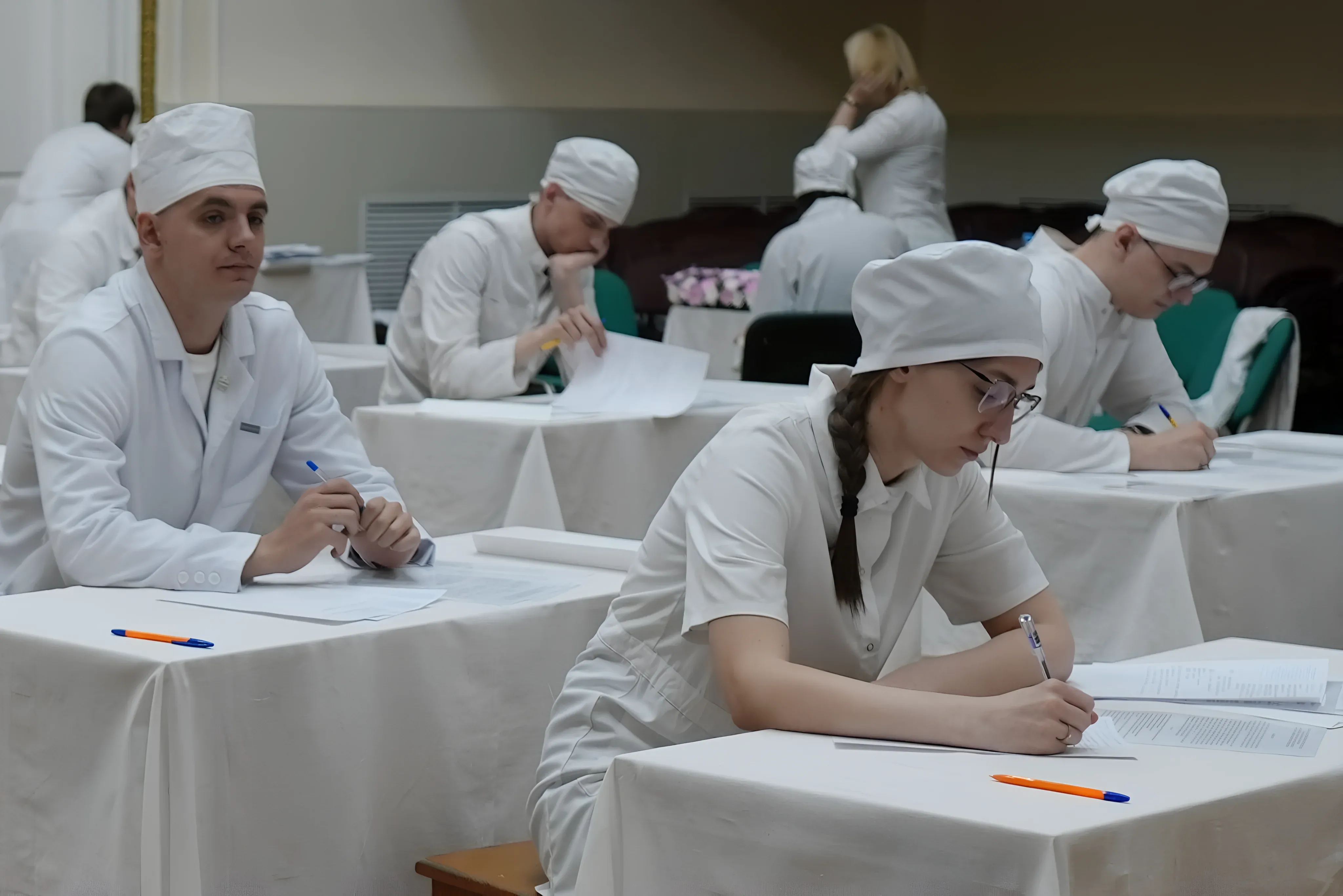 Future doctors preparing for residency after graduation