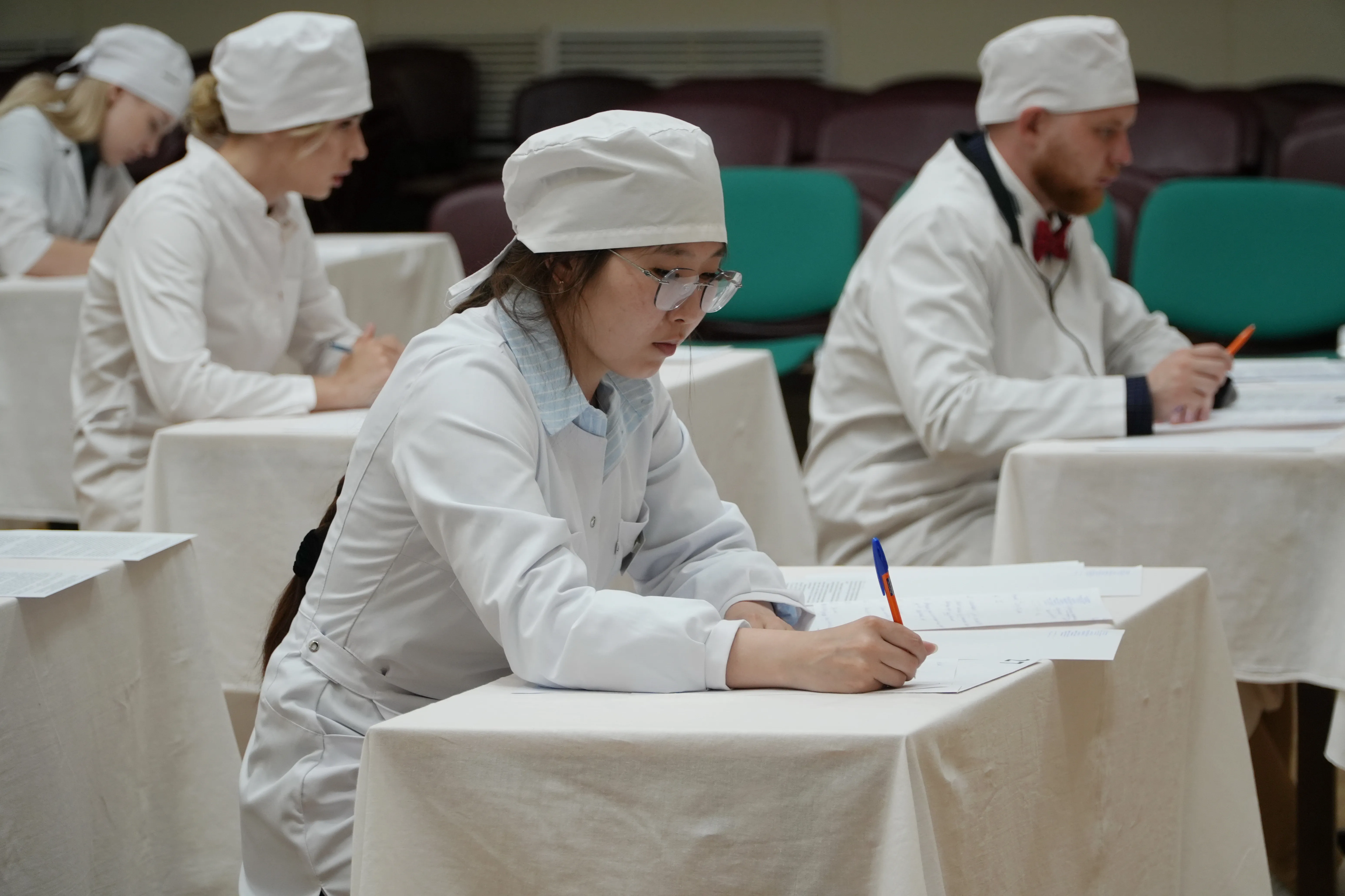 Final-year medical students appearing for state examinations