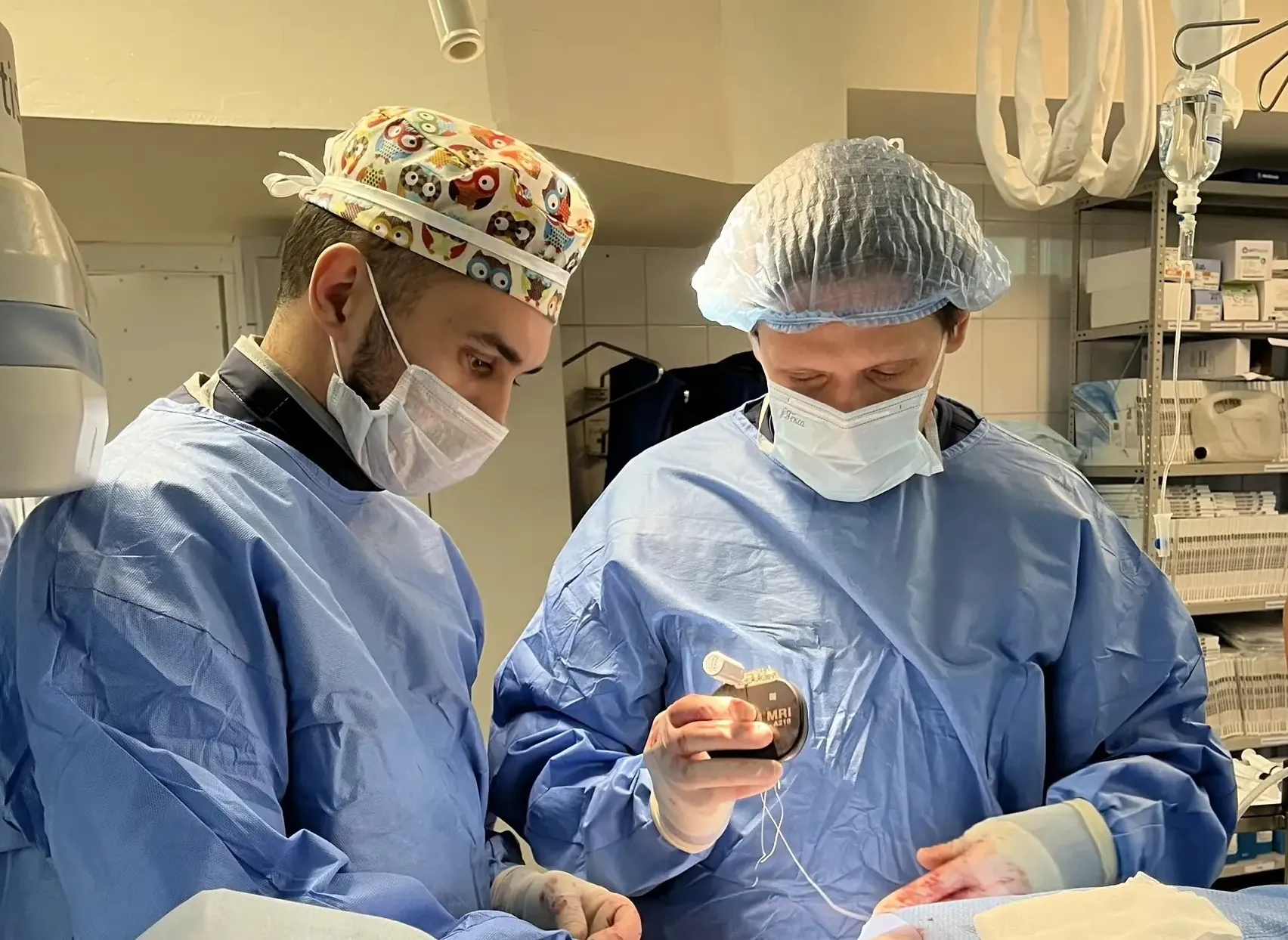 TAVI procedure with cerebral protection system