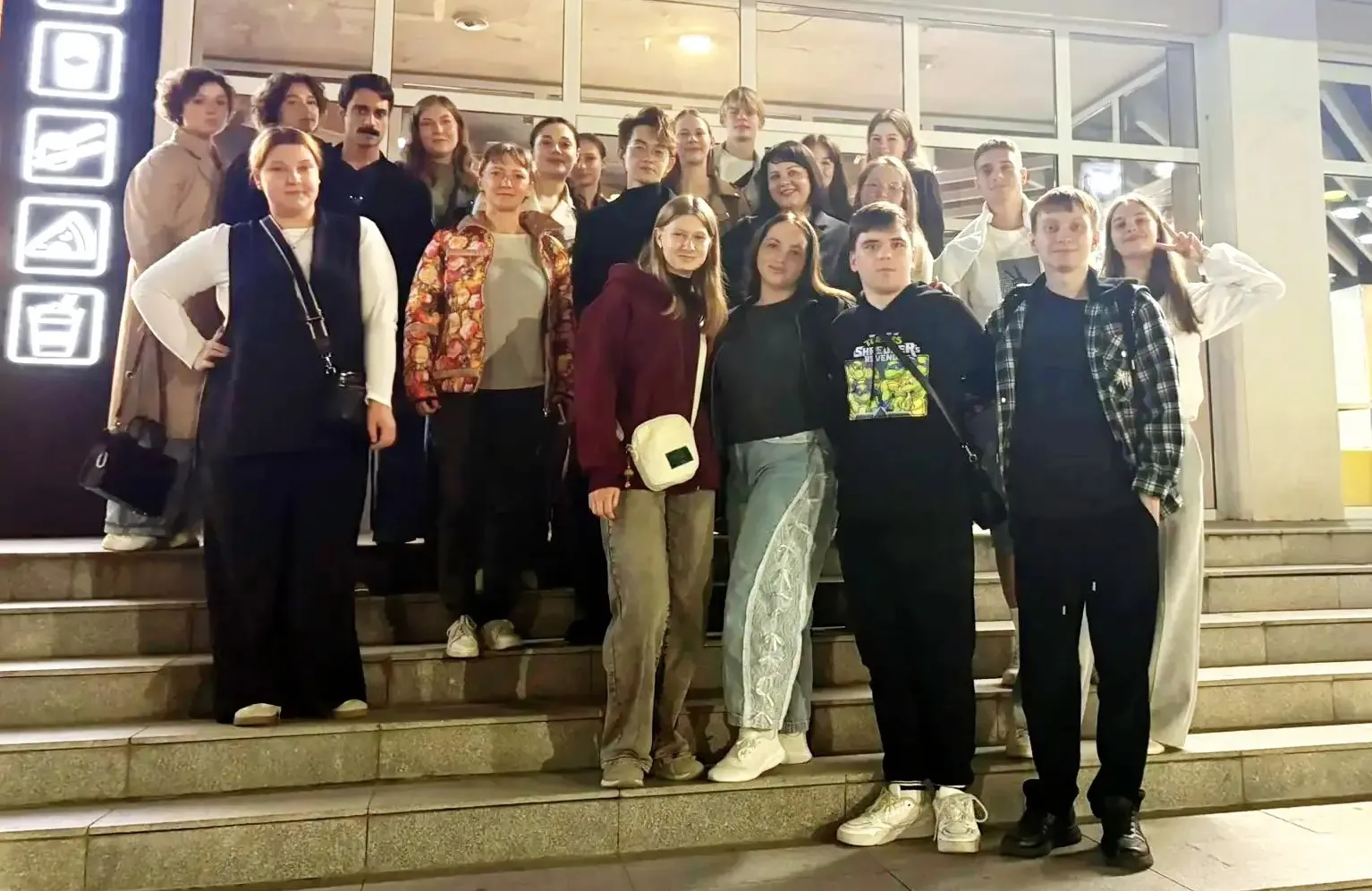 Amur State Medical Academy students attending the Letter film screening at Amur Autumn Festival 2026